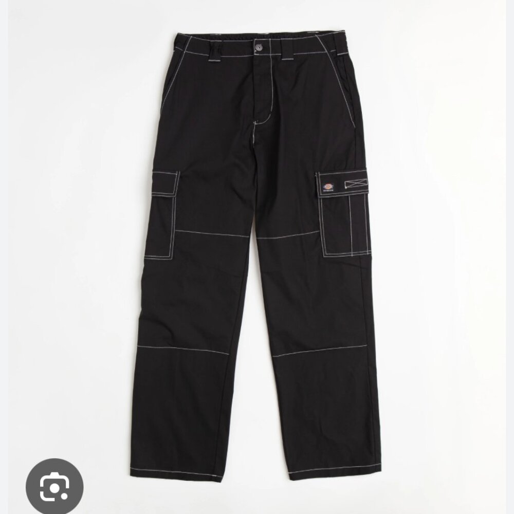 Dickies Moundridge Cargo Skateboard Pants, Black, Men's size 30X32